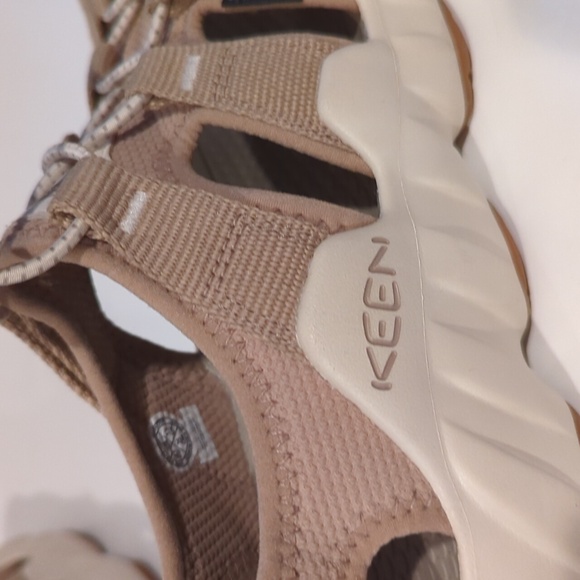 Keen Hyperport H2 Women's Sandals In Birch/Plaza Taupe Size 8 - Picture 7 of 11